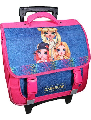 Cartable à roulettes 38 cm Rainbow High Multicolore