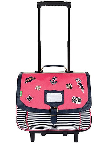 Cartable à roulettes 38 cm Tann's Enora Les Fantaisies 2 compartiments