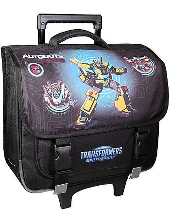 Cartable à roulettes 38 cm Transformers Noir