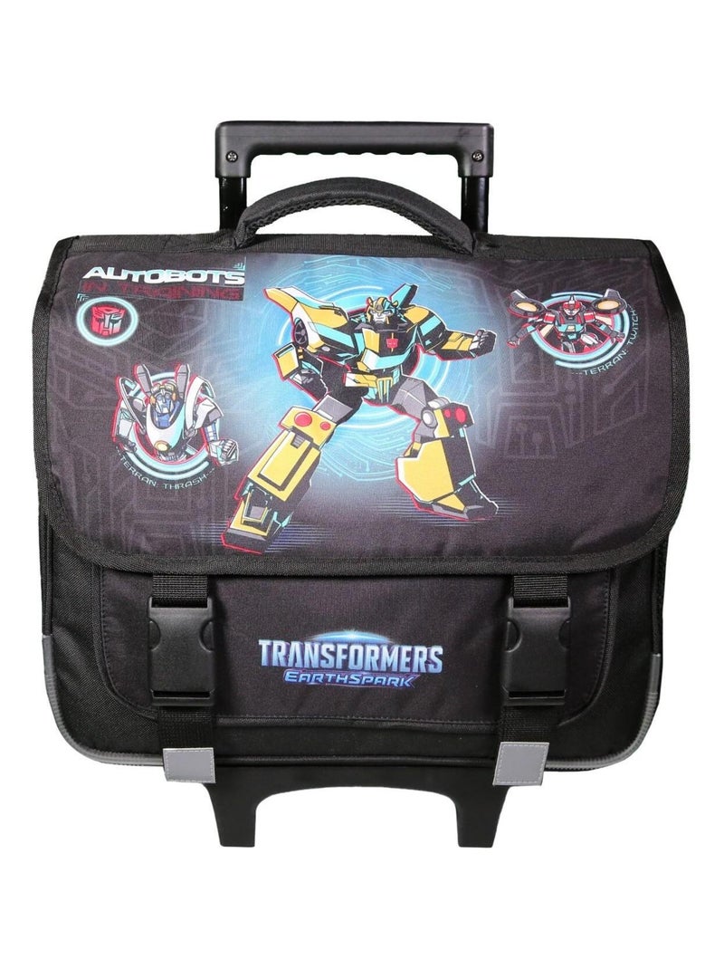 Cartable à roulettes 38 cm Transformers Noir Noir - Kiabi