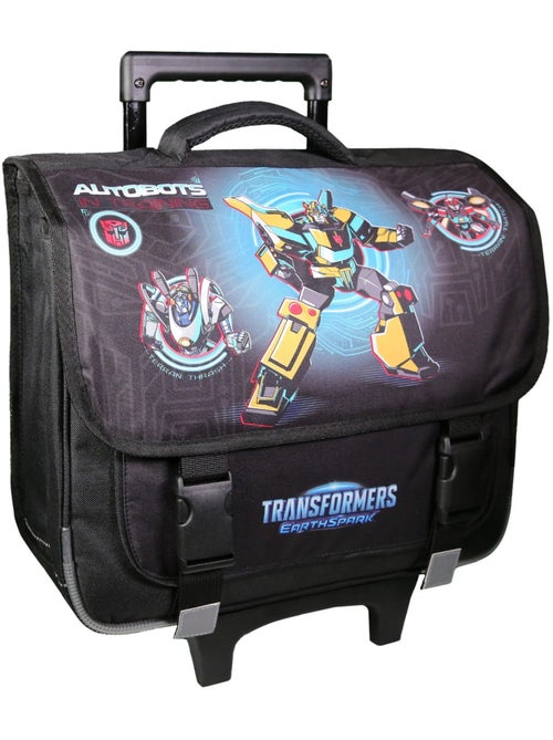Cartable à roulettes 38 cm Transformers Noir - Kiabi