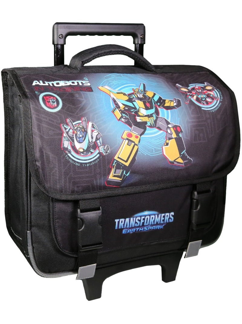 Cartable à roulettes 38 cm Transformers Noir Noir - Kiabi