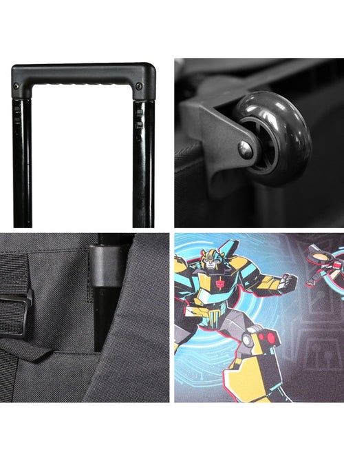 Cartable à roulettes 38 cm Transformers Noir - Kiabi