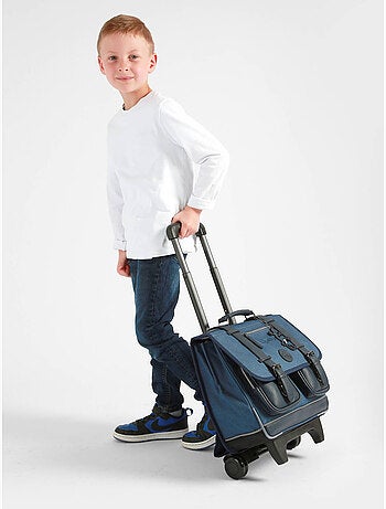 Cartable à roulettes 38cm Caméléon Vintage avec 2 compartiments - CP/CE1/CE2