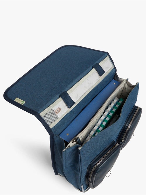 Cartable à roulettes 38cm Caméléon Vintage avec 2 compartiments - CP/CE1/CE2 - Kiabi
