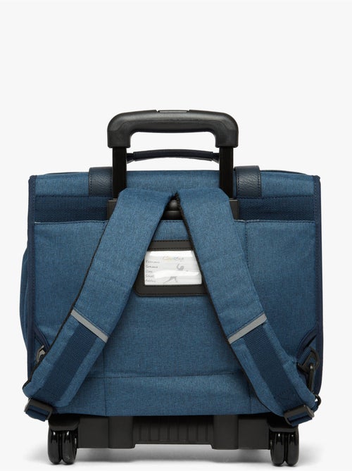 Cartable à roulettes 38cm Caméléon Vintage avec 2 compartiments - CP/CE1/CE2 - Kiabi