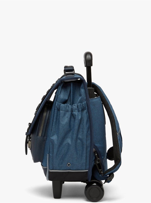 Cartable à roulettes 38cm Caméléon Vintage avec 2 compartiments - CP/CE1/CE2 - Kiabi