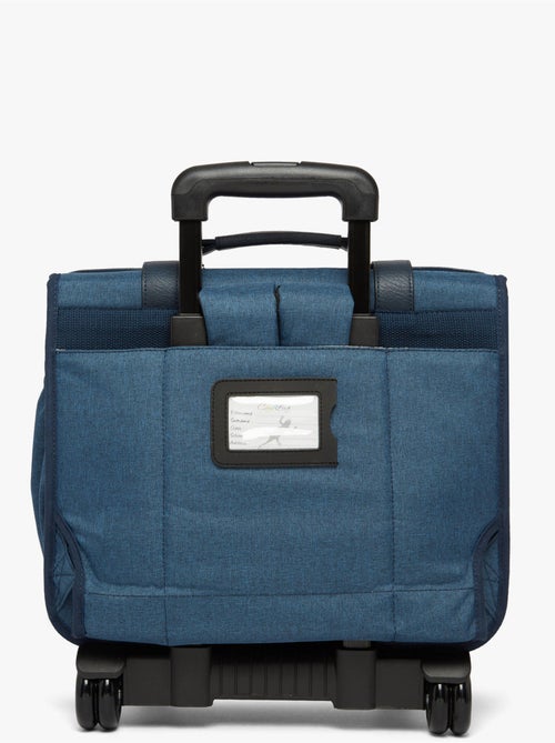 Cartable à roulettes 38cm Caméléon Vintage avec 2 compartiments - CP/CE1/CE2 - Kiabi