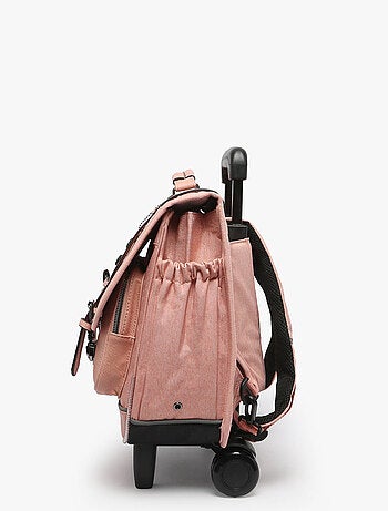 Cartable à roulettes 38cm Caméléon Vintage avec 2 compartiments - CP/CE1/CE2
