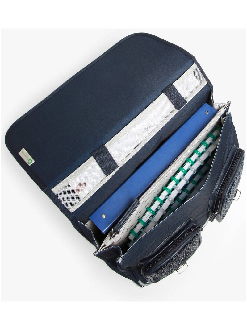 Cartable à roulettes 38cm Caméléon Vintage Fantasy avec 2 compartiments - CP/CE1/CE2 Bleu foncé - Kiabi