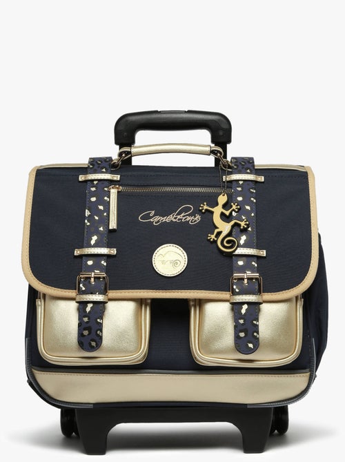 Cartable à roulettes 38cm Caméléon Vintage Fantasy avec 2 compartiments - CP/CE1/CE2 - Kiabi