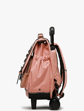 Cartable à roulettes 38cm Caméléon Vintage Fantasy avec 2 compartiments - CP/CE1/CE2