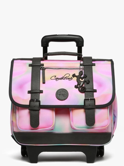 Cartable à roulettes 38cm Caméléon Vintage Fantasy avec 2 compartiments - CP/CE1/CE2 - Kiabi