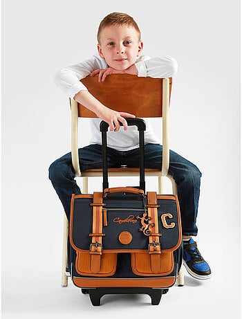 Cartable à roulettes 38cm Caméléon Vintage Urban avec 2 compartiments - CP/CE1/CE2