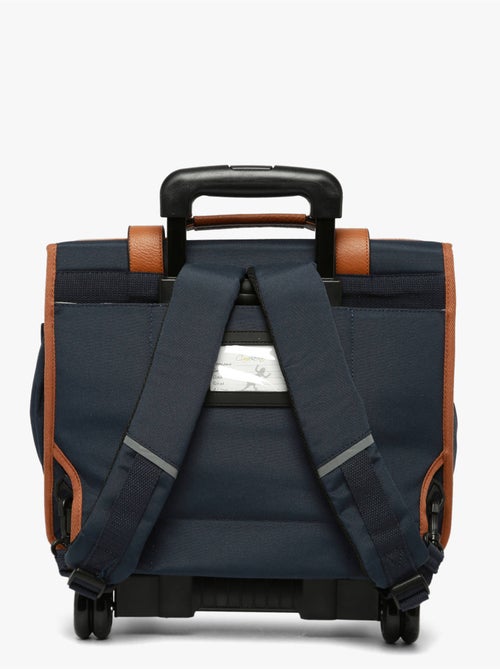 Cartable à roulettes 38cm Caméléon Vintage Urban avec 2 compartiments - CP/CE1/CE2 - Kiabi