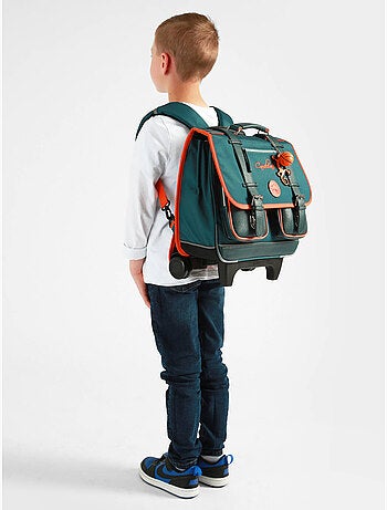 Cartable à roulettes 38cm Caméléon Vintage Urban avec 2 compartiments - CP/CE1/CE2