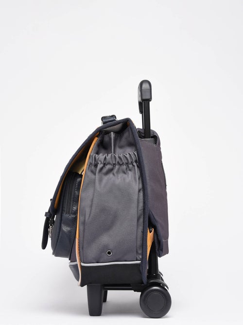 Cartable à roulettes 38cm Caméléon Vintage Urban avec 2 compartiments - CP/CE1/CE2 - Kiabi