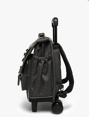 Cartable à roulettes 38cm Caméléon Vintage Urban avec 2 compartiments - CP/CE1/CE2