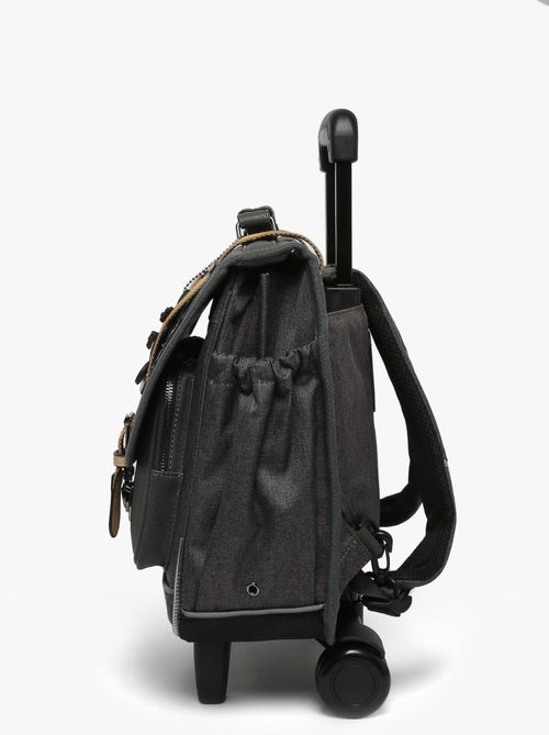 Cartable à roulettes 38cm Caméléon Vintage Urban avec 2 compartiments - CP/CE1/CE2 - Kiabi