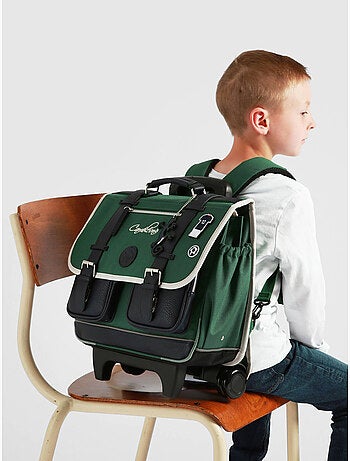 Cartable à roulettes 38cm Caméléon Vintage Urban avec 2 compartiments - CP/CE1/CE2