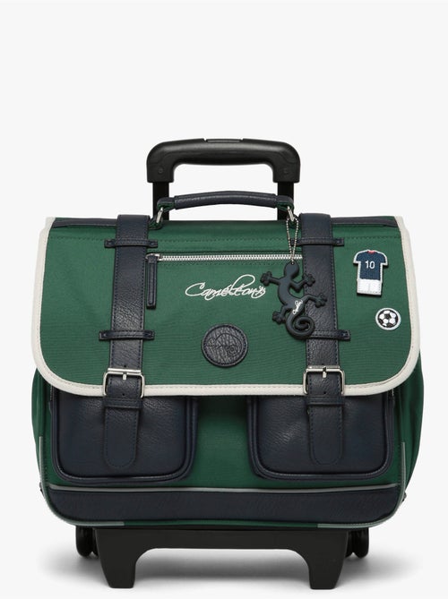 Cartable à roulettes 38cm Caméléon Vintage Urban avec 2 compartiments - CP/CE1/CE2 - Kiabi Cartable à roulettes 38cm Caméléon Vintage Urban avec 2 compartiments - CP/CE1/CE2 - Kiabi