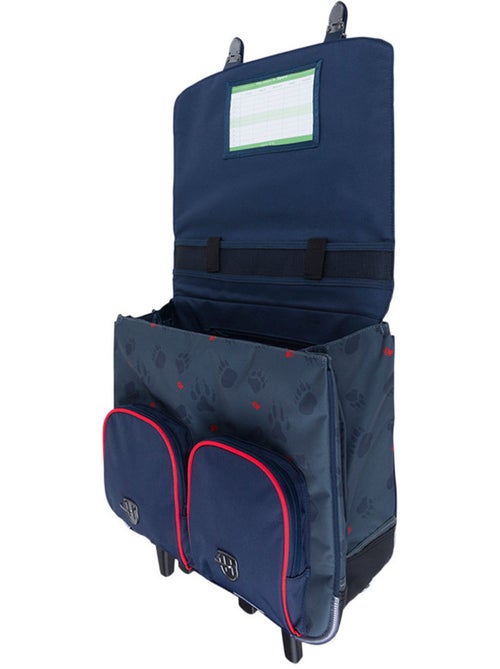 Cartable à roulettes – 41 CM - Collection Scolaire 2027 – Tann's - Kiabi
