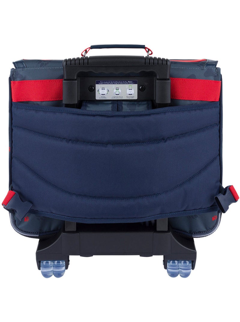 Cartable à roulettes – 41 CM - Collection Scolaire 2027 – Tann's Gris/Multicolore - Kiabi