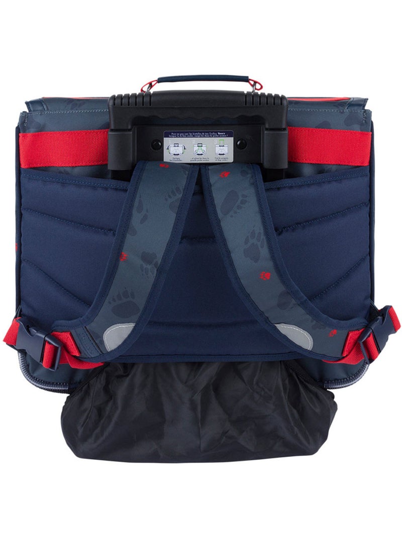 Cartable à roulettes – 41 CM - Collection Scolaire 2027 – Tann's Gris/Multicolore - Kiabi