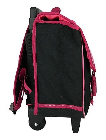 Cartable à roulettes Cybel Cheval Licorne 38cm Rose