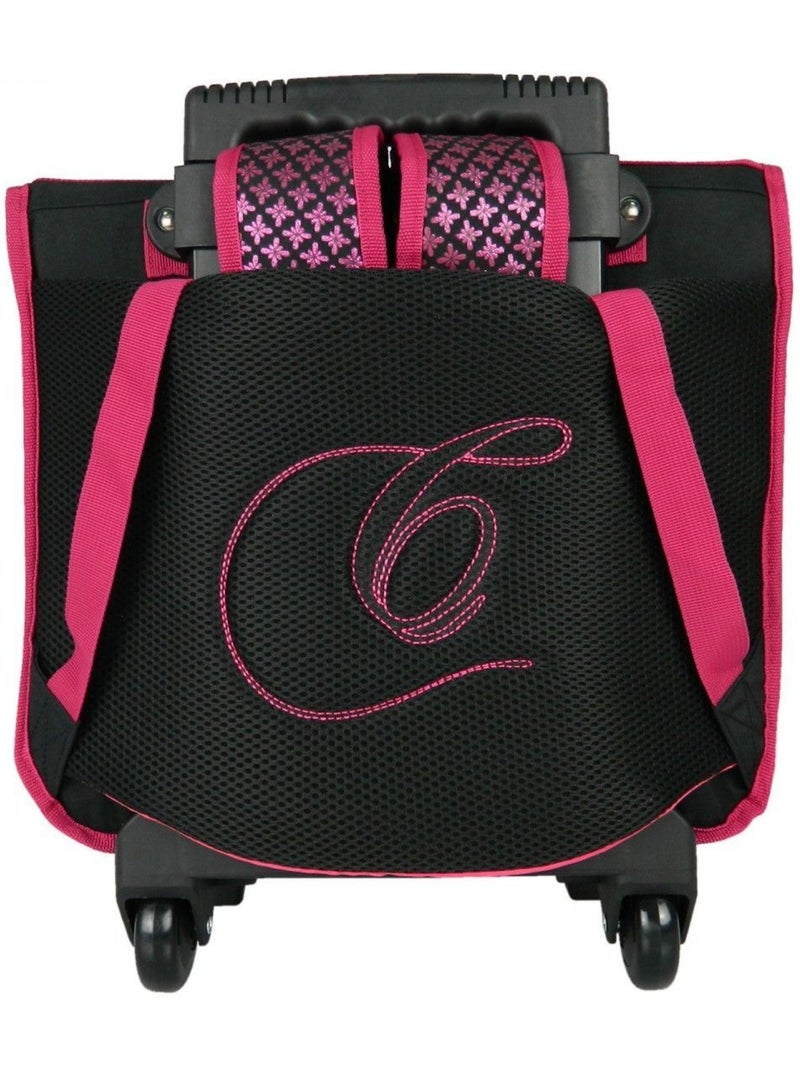 Cartable à roulettes Cybel Cheval Licorne 38cm Rose Rose - Kiabi