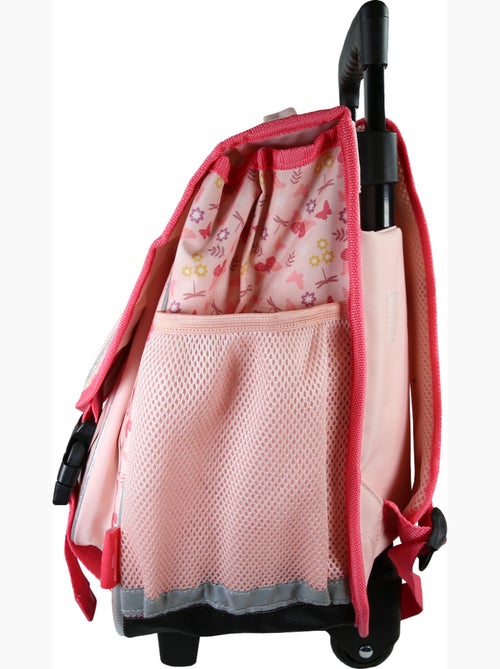 Cartable à roulettes fille 38 cm 2 compartiments BELLA SARRA rose - Kiabi Cartable à roulettes fille 38 cm 2 compartiments BELLA SARRA rose - Kiabi