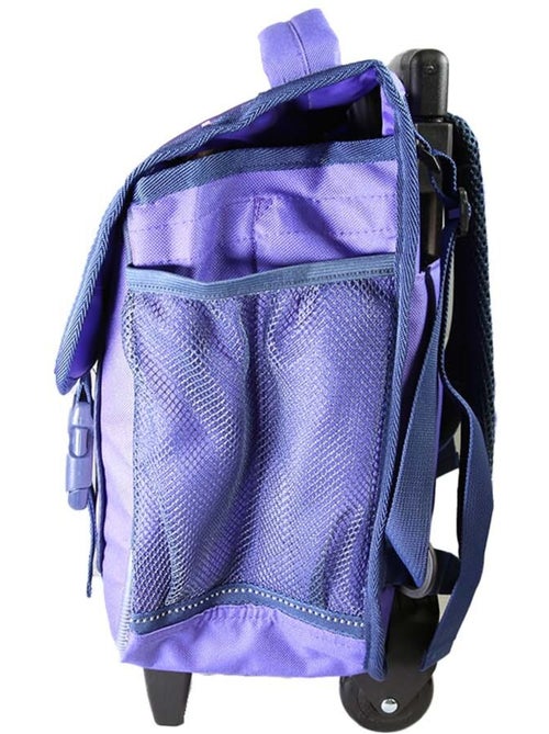 Cartable à roulettes fille Cybel 38 cm violet 2 compartiments primaire - Kiabi
