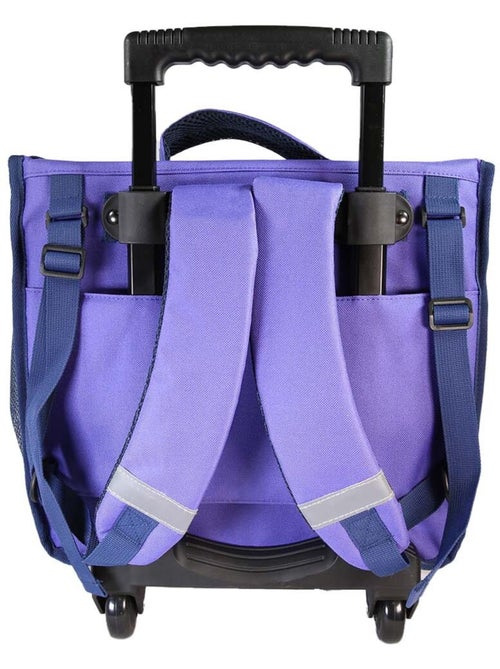 Cartable à roulettes fille Cybel 38 cm violet 2 compartiments primaire - Kiabi