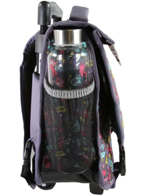 Cartable à roulettes garçon POL FOX RIDER 38 cm réversible 2 compartiments bleu et gris motifs fun - Kiabi Cartable à roulettes garçon POL FOX RIDER 38 cm réversible 2 compartiments bleu et gris motifs fun - Kiabi