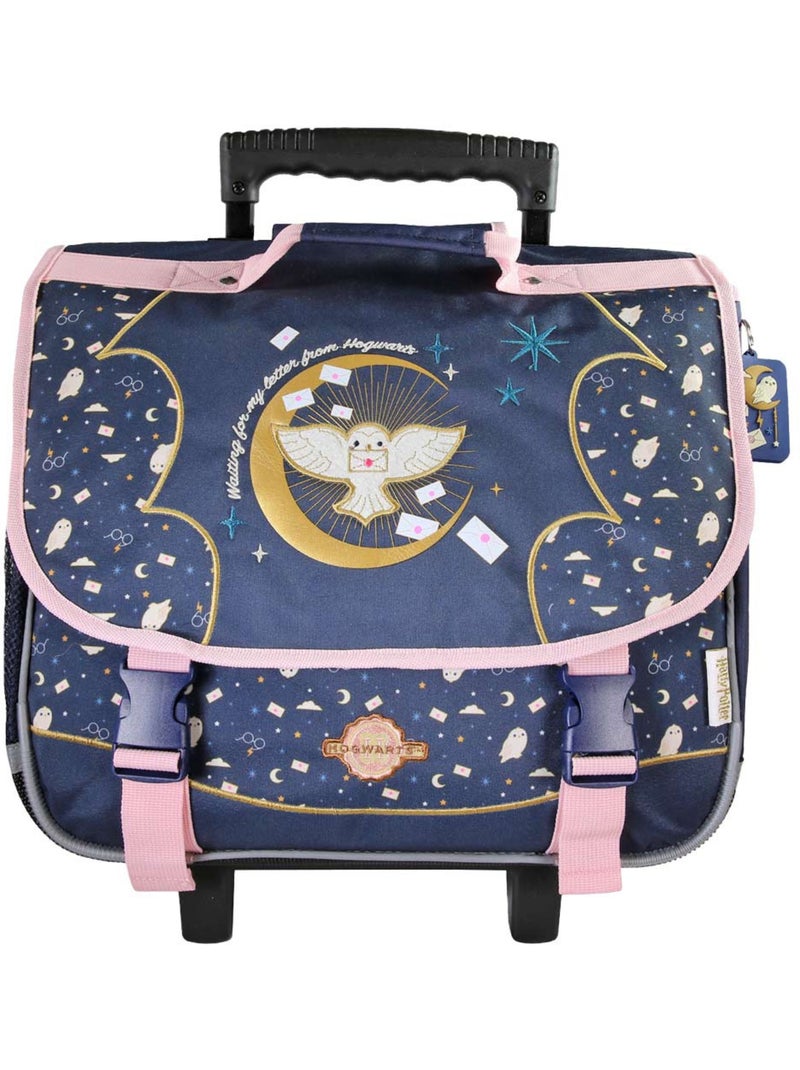 Cartable à roulettes 'Harry Potter' – Wizarding World – 38 cm Bleu Rose - Kiabi