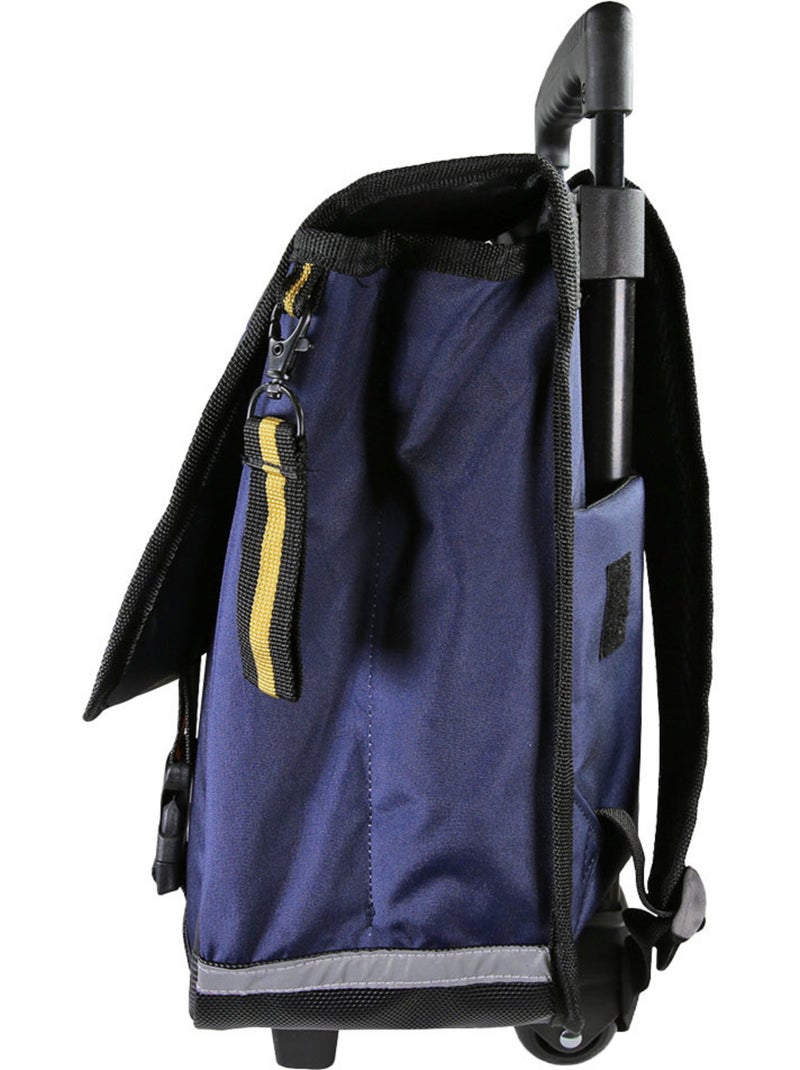 Cartable à roulettes 'Harry Potter' – Wizarding World Haut de gamme Potter 07 – 38 cm Bleu Jaune - Kiabi