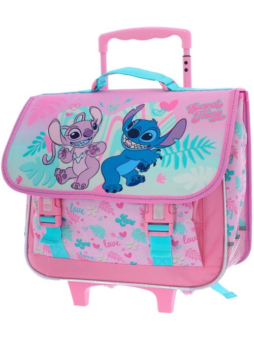 Cartable à roulettes Lilo et Stitch 41 cm 2 compartiments - Kiabi Cartable à roulettes Lilo et Stitch 41 cm 2 compartiments - Kiabi