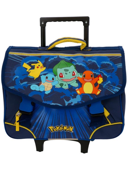 Cartable à roulettes 'Pokémon' – Pokemon Starter Pack 2 compartiments – 41 cm - Kiabi