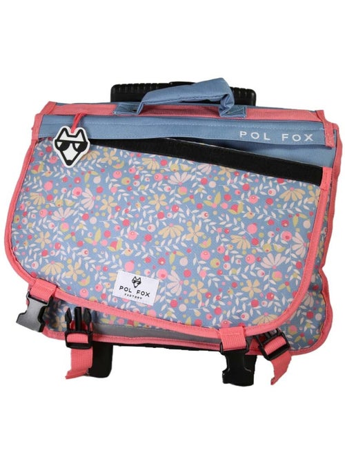 Cartable à roulettes POL FOX HAPPY JEAN fille 38 cm réversible bleu marine - Kiabi Cartable à roulettes POL FOX HAPPY JEAN fille 38 cm réversible bleu marine - Kiabi