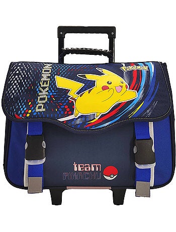Cartable à roulettes polyester Team Pikachu Pokemon