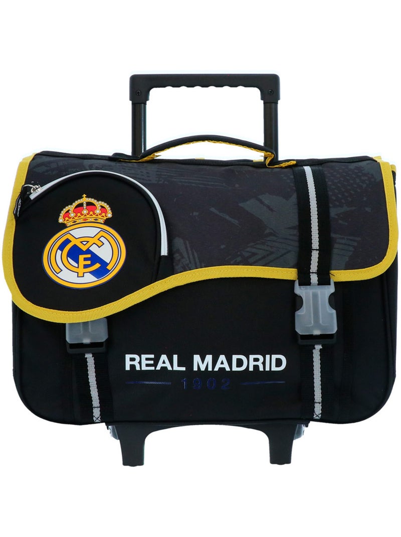 Cartable à roulettes Real Madrid 1902 41 cm 2 compartiments Noir - Kiabi