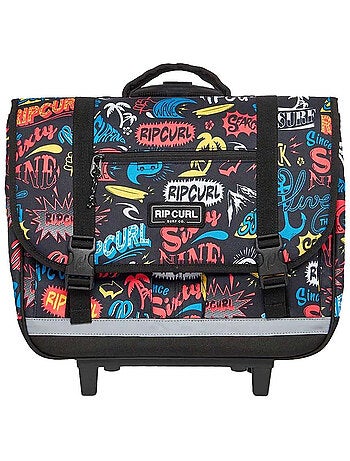 Cartable à Roulettes Rip Curl Black à 2 compartiments - 38 CM