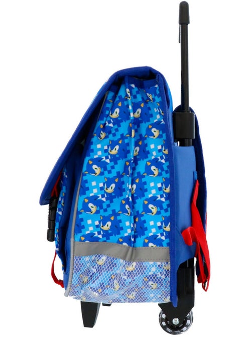 Cartable à roulettes Sonic Flash 41 cm 2 compartiments - Kiabi Cartable à roulettes Sonic Flash 41 cm 2 compartiments - Kiabi
