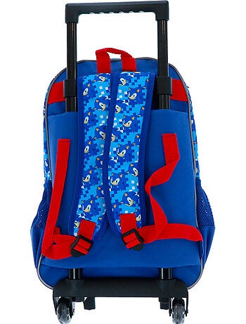 Cartable à roulettes Sonic Flash 48 cm à 2 compartiments zippés SONIC
