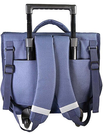 Cartable à roulettes Stitch 38 cm bleu 2 compartiments
