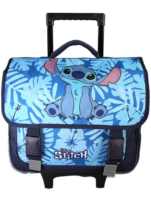 Cartable à roulettes Stitch 38 cm bleu 2 compartiments - Kiabi Cartable à roulettes Stitch 38 cm bleu 2 compartiments - Kiabi