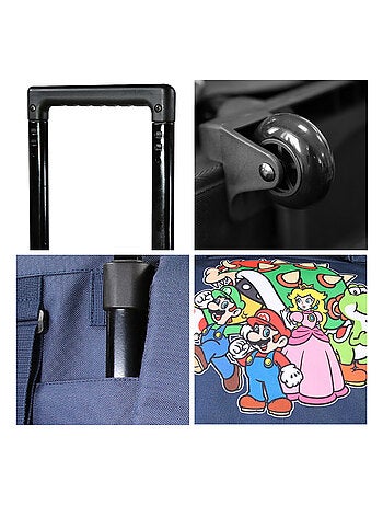 Cartable à roulettes Super Mario 38 cm école primaire – bagtrotter