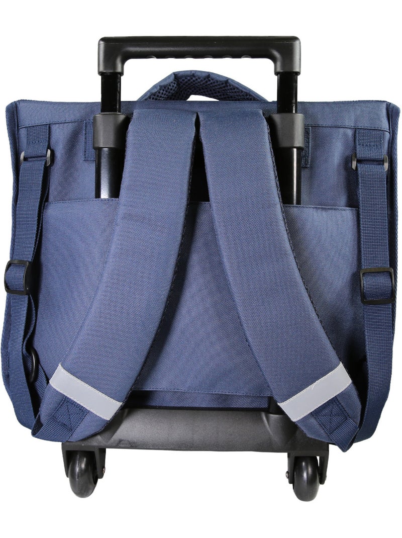 Cartable à roulettes Super Mario 38 cm école primaire – bagtrotter Bleu marine - Kiabi