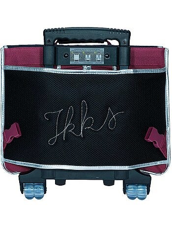 Cartable à roulettes textile avec poignée télescopique IKKS
