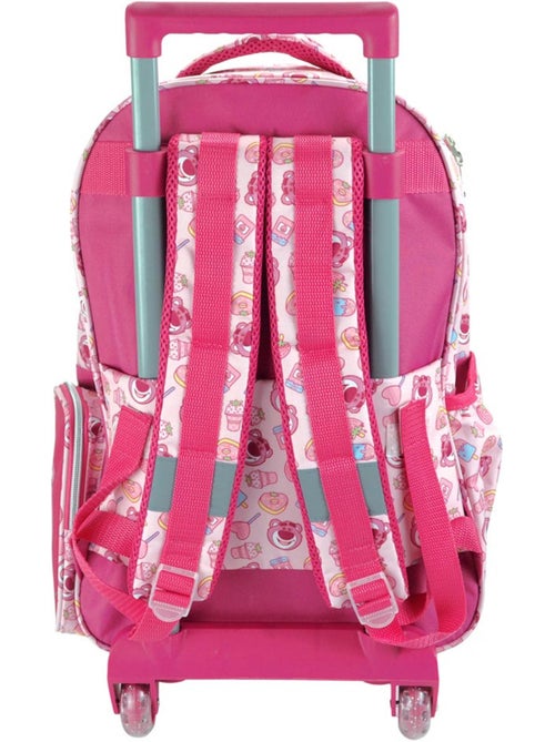 Cartable à roulettes Toy Story Lotso 46 cm poignée télescopique 4 roues - Kiabi Cartable à roulettes Toy Story Lotso 46 cm poignée télescopique 4 roues - Kiabi